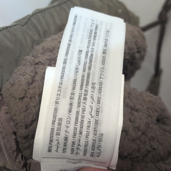 Abercrombie & Fitch Olive Hooded Utility Parka, Size Small, EUC, Y2K, Vintage - Picture 9 of 12